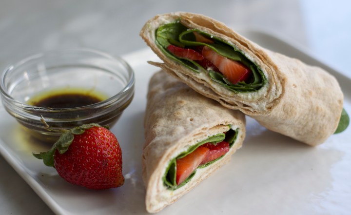 Strawberry Spinach Wrap