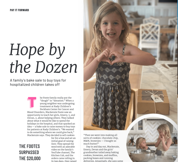 Bake Sale for Rady Children’s Hospital